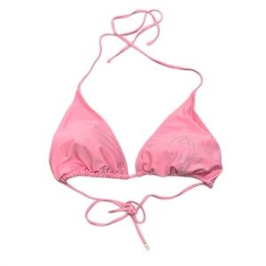 Y2K Baby Phat Pink Triangle Swim Top
